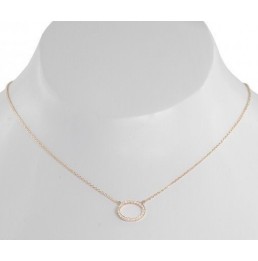 Collier en or rose motif...