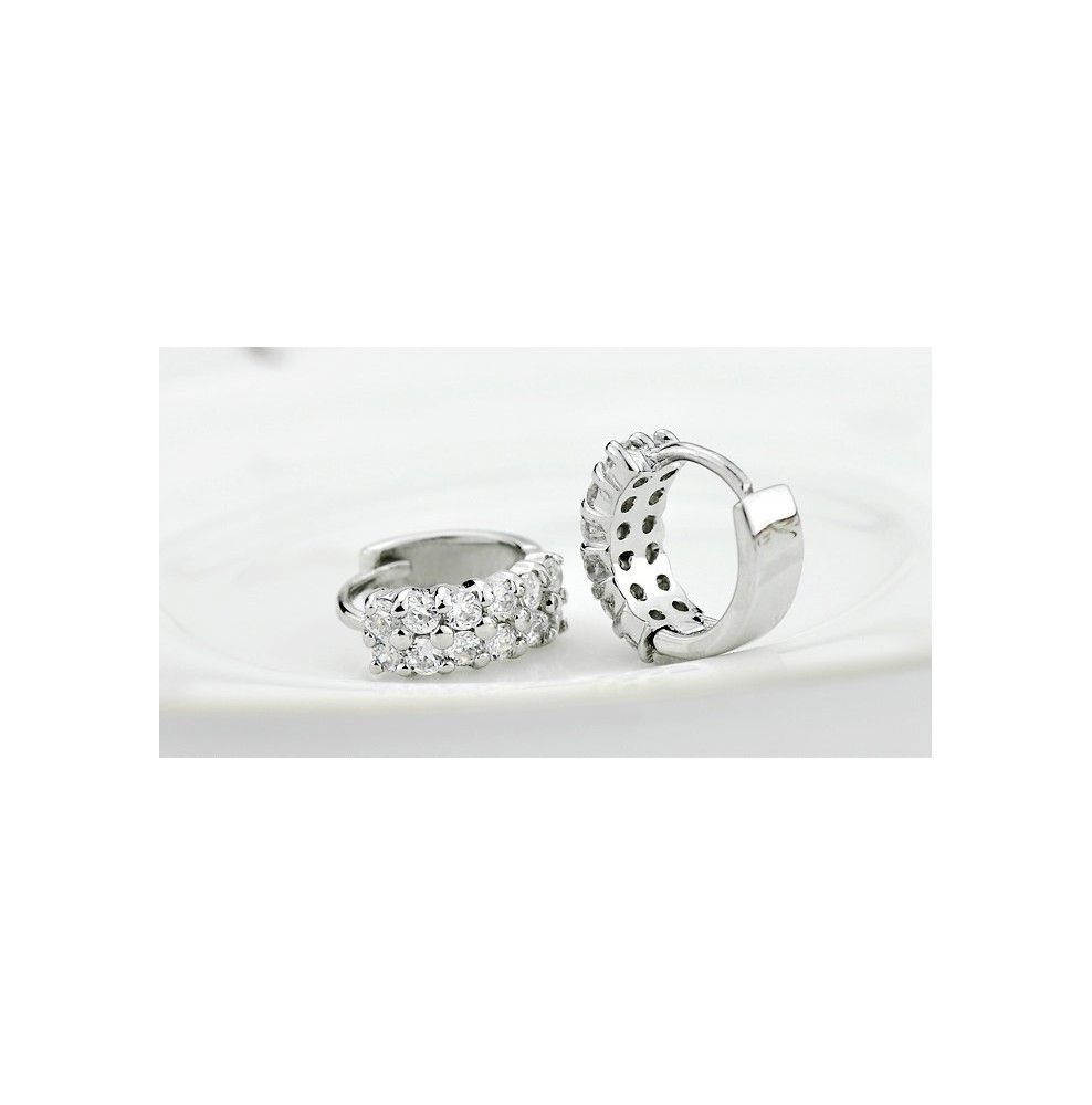 Boucles d'Oreilles Pendantes Clou Trio Gouttes Argenté Incurvé Acier Inoxydable 70 mm